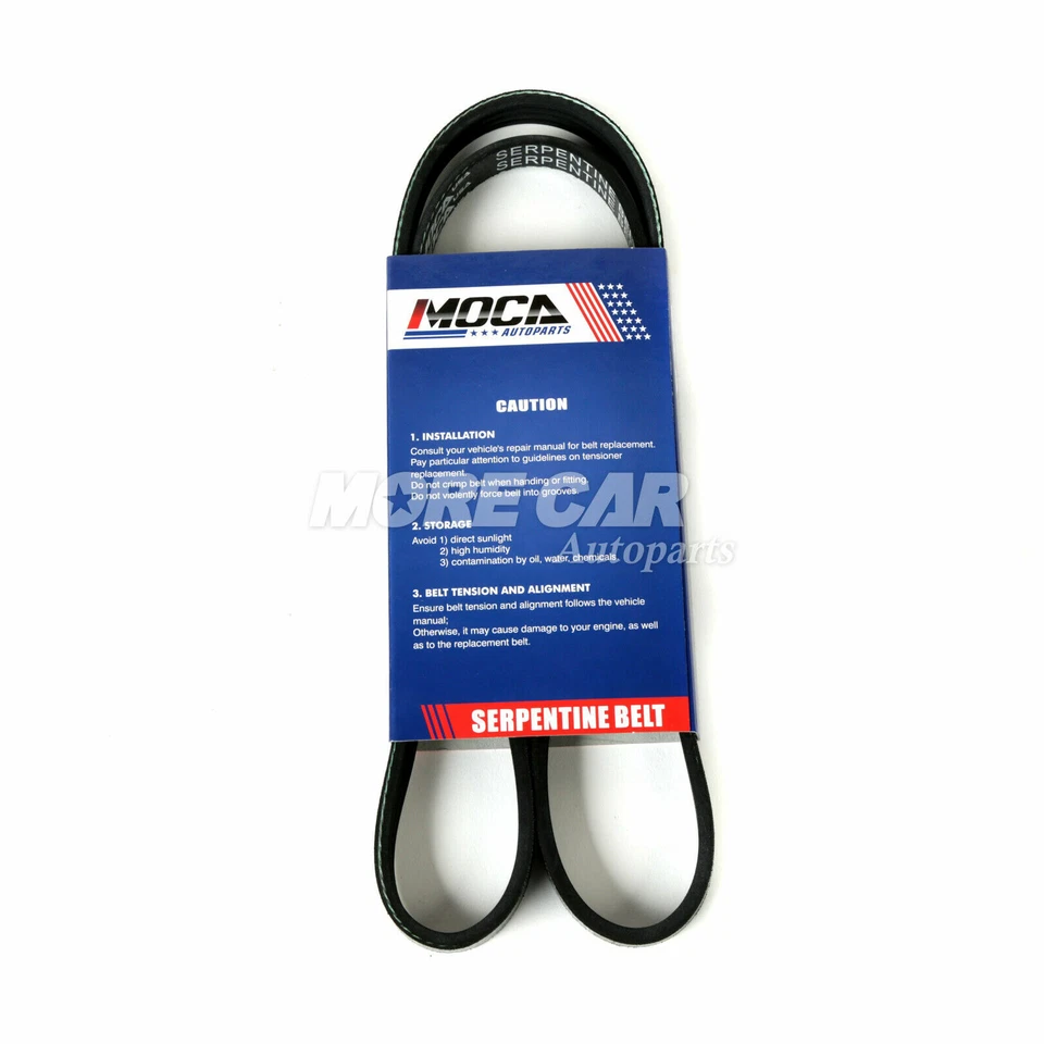 Alternador de dirección asistida Serpentine Belt/AC para Honda Odyssey Mini 1998 2,3 L L4 Foto 3 de 4