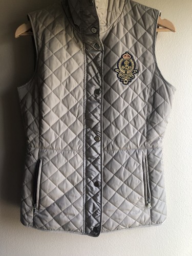 NUEVO Chaleco Lauren Ralph Lauren Black Label para Mujer con Cremallera Completa Bronceado Talla Pequeña - Imagen 3 de 15