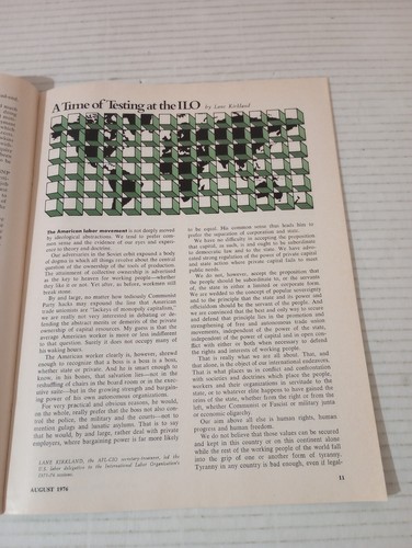 AFL-CIO American Federationist August 1976 Full Employment Planning - Picture 3 of 8