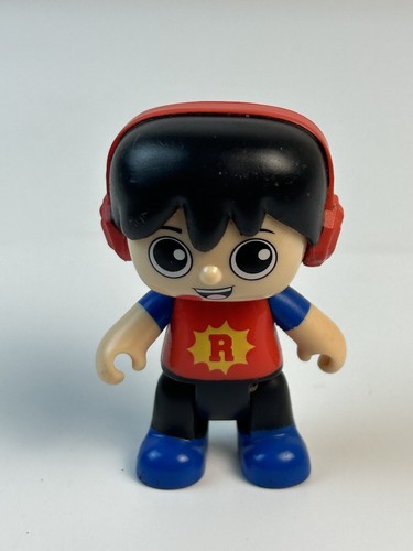 Ryans World 3" Gamer Headphones Blue & Red Collectible Figurine Action Figure - Picture 8 of 10