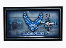 US Army Airforce Insignia Clock Watch Wanduhr Standuhr Navy Vietnam USAF WWII