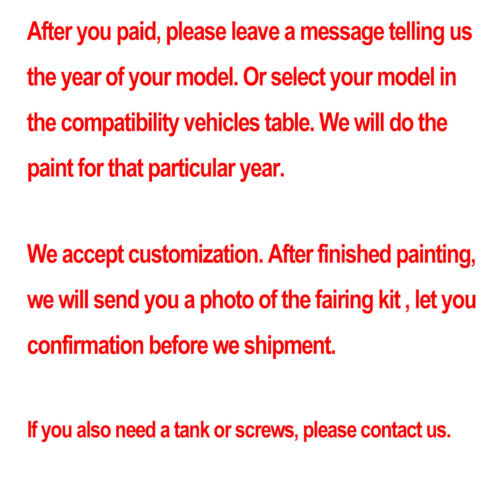 Forged Carbon Fiber Look Fairing Kit for Honda CBR1000RR 2005-2006 Black Painted - Picture 3 of 5