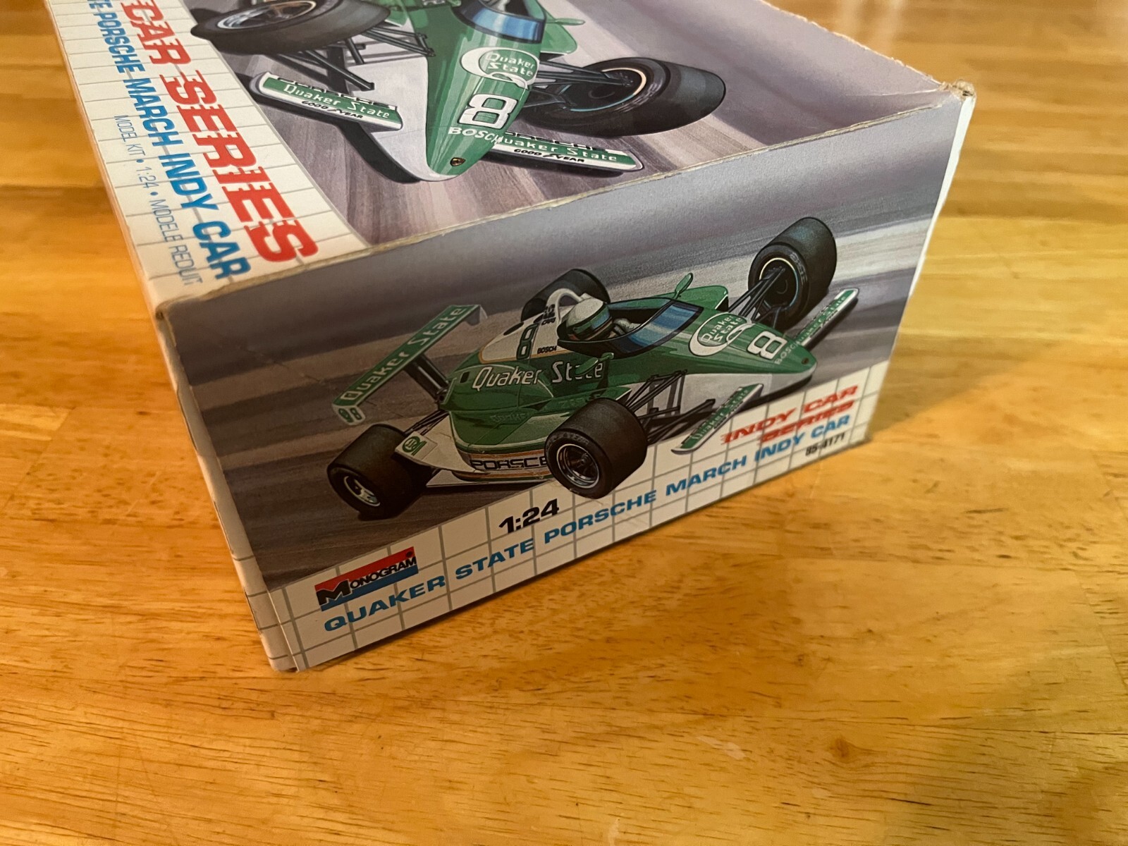 QUAKER STATE PORSCHE MARCH INDY CAR 124 MONOGRAM MODEL KIT COMPLETE eBay
