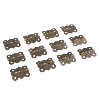 12pcs Vintage Spieluhr Scharnier Möbelscharniere Möbelband für Modellbau 12pcs Vintage Spieluhr Scharnier Möbelscharniere Möbelband für Modellbau
