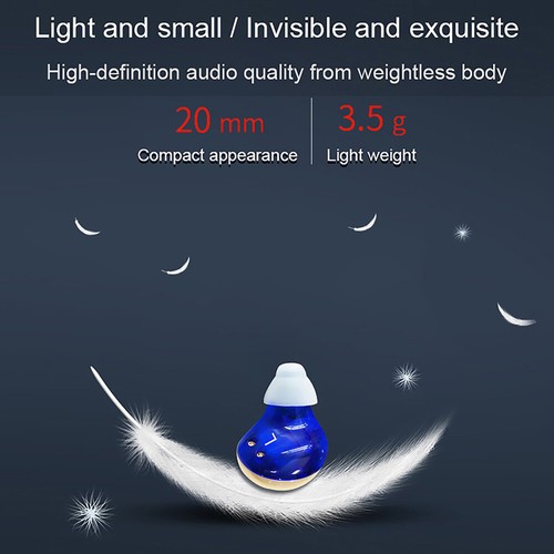 Advanced Mini Digital Rechargeable Hearing Aids for Seniors w/ Noise Cancelling - Picture 12 of 18