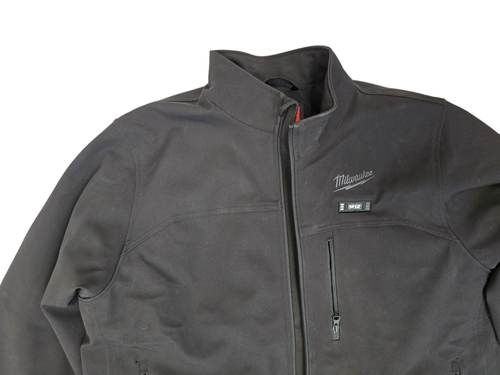 Milwaukee Men's XL M12 12V Tough Shell Black Heated Jacket BROKEN ZIPPER USED - Picture 2 of 19