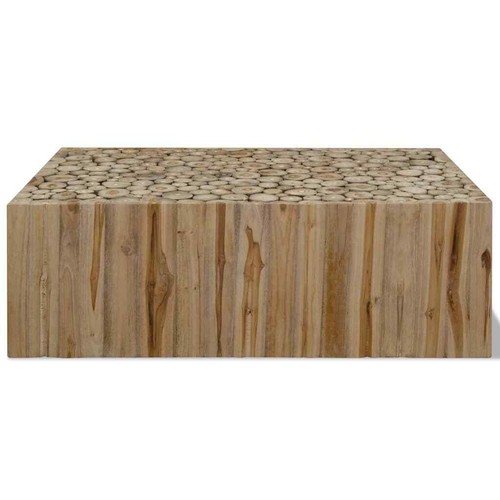 Coffee Table Genuine Teak 90x50x30 cm vidaXL - Picture 2 of 7