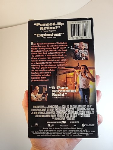 Con Air (VHS, 1997) - Picture 3 of 4