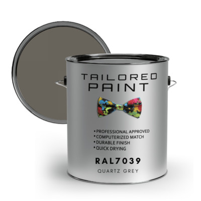 RAL7039 QUARZGRAU GLANZ uPVC Fenster & Tür 1K Pinsel oder Spray On