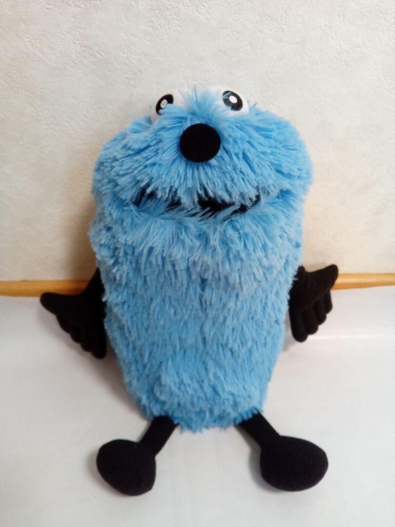 Puppet Sunsun Big Plush Toy Doll 11.8in Blue Fukuya Prize Japan | eBay