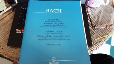Sonata in C major, E flat major and G minor J.S. Bach BWV 1033, 1031, 1020