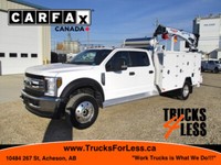 2019 Ford F-550 XLT Crew 4x4, Service Truck + Crane + Air Pak