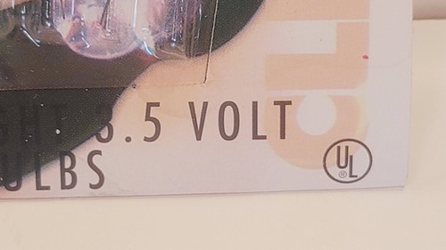 1 Pack of 10 Mini Replacement Bulbs Clear 3.5Volt New In Sealed Package - Picture 3 of 3