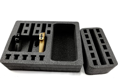 New 4 pistol Quick Draw handgun foam insert +storage fits your Nanuk 930 case - Picture 2 of 3