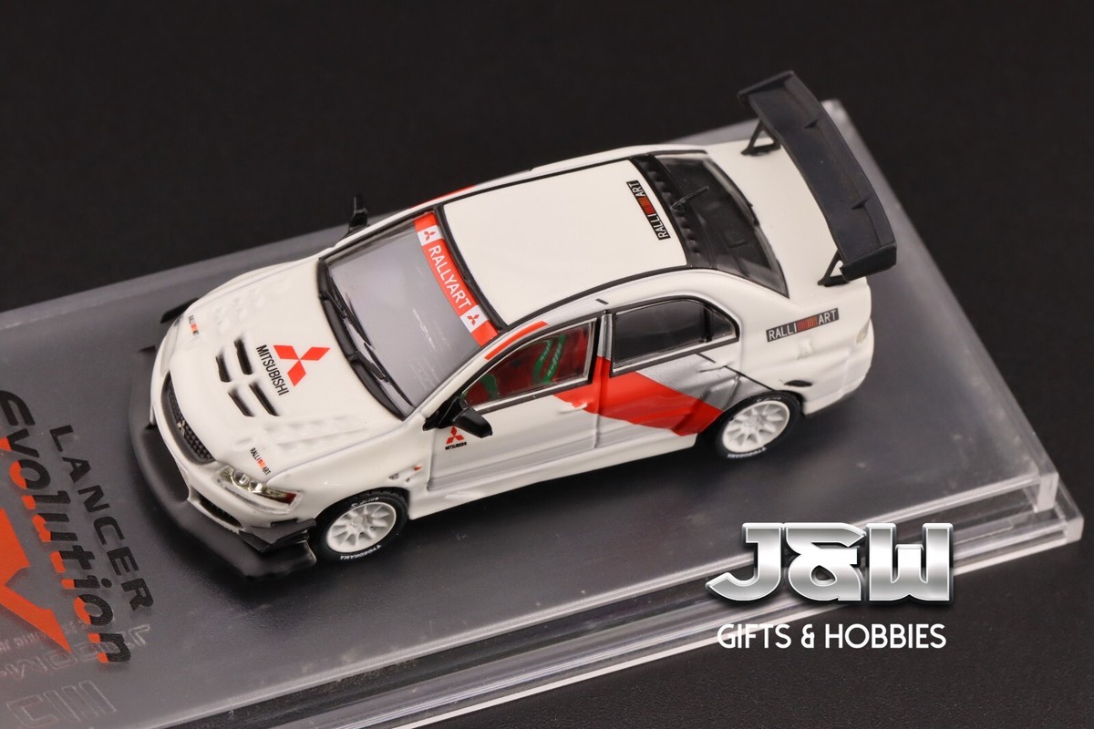 CM Model Mitsubishi Lancer EVO IX Ralliart White 1/64 | eBay