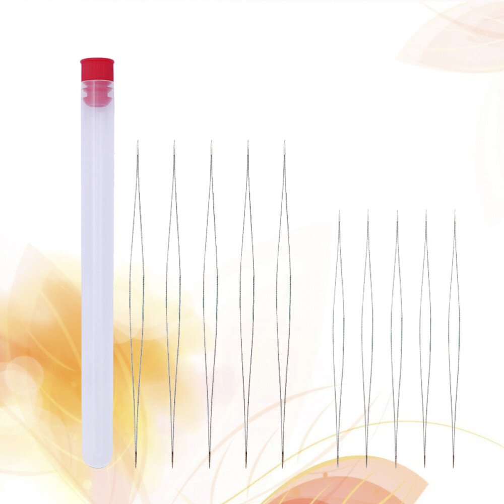 10 Pcs Collapsible Beading Needles Large Eye Beading Needles eBay