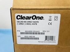 ClearOne 930-6200-103-W-D Ceiling Mic Array Dante 1 Array, 3 Mics , White