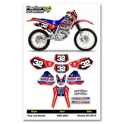 KIT SEAT COVER & TANK DECALS  HONDA XR250R XR 250 2000 FREE SHIPPING WORLDWIDE