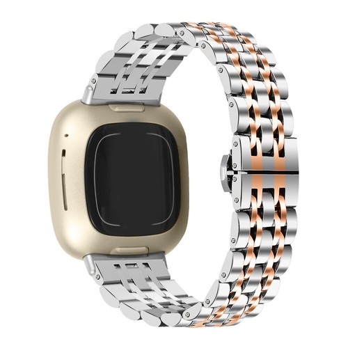 For Fitbit Versa 4 & Sense 2 Staineless Steel Metal Band Strap + TPU Case Cover - Picture 15 of 51