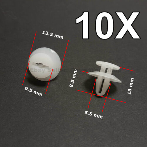 10X Befestigung Innenverkleidung Armaturenbrett Clips für Ford - Bild 1 von 3