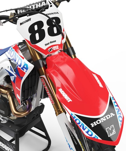 Full Custom sticker Kit fits Honda CRF 110 2019 2020 models VOLT style decals - Foto 3 di 6