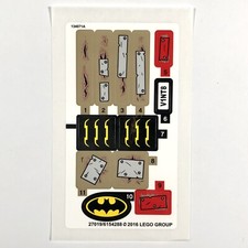 LEGO STICKER SHEET 76054 Batman Scarecrow Harvest of Fear Decals Super Heroes DC