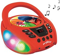 Lexibook, Miraculous Ladybug Cat Noir, Bluetooth-Cd-Player FüR Kinder, Tragbar,
