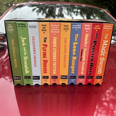 Vintage HTF 1990 10-Pack Family Classics Original Studio Prints DEC VHS Box Set!
