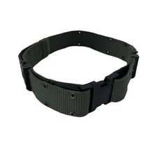 USGI OD Green Pistol Belt Individual Nylon Equipment Web Belt LARGE