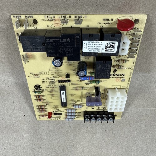TESTED! Goodman Emerson PCBBF134 Furnace Control Circuit Board 50M56-281-01 (G48 - Picture 5 of 7