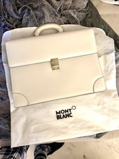 Montblanc Leather Eternel Limited Edition 150, hier Nr. 97. Portfolio Bag White.
