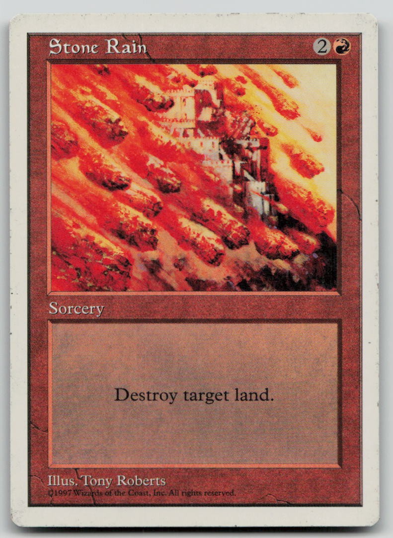 Stone Rain [Fifth Edition - 270] Heavily Played Common Magic