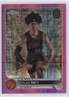 2022 Topps Chrome OTE Overtime Elite Pink Prism Refractor 66/150 Tyler Bey 0qr0