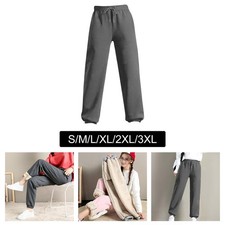 Pl&uuml;sch gef&uuml;tterte Jogginghose, Joggerhose, mit Taschen, Heimkleid, Kordelzug,