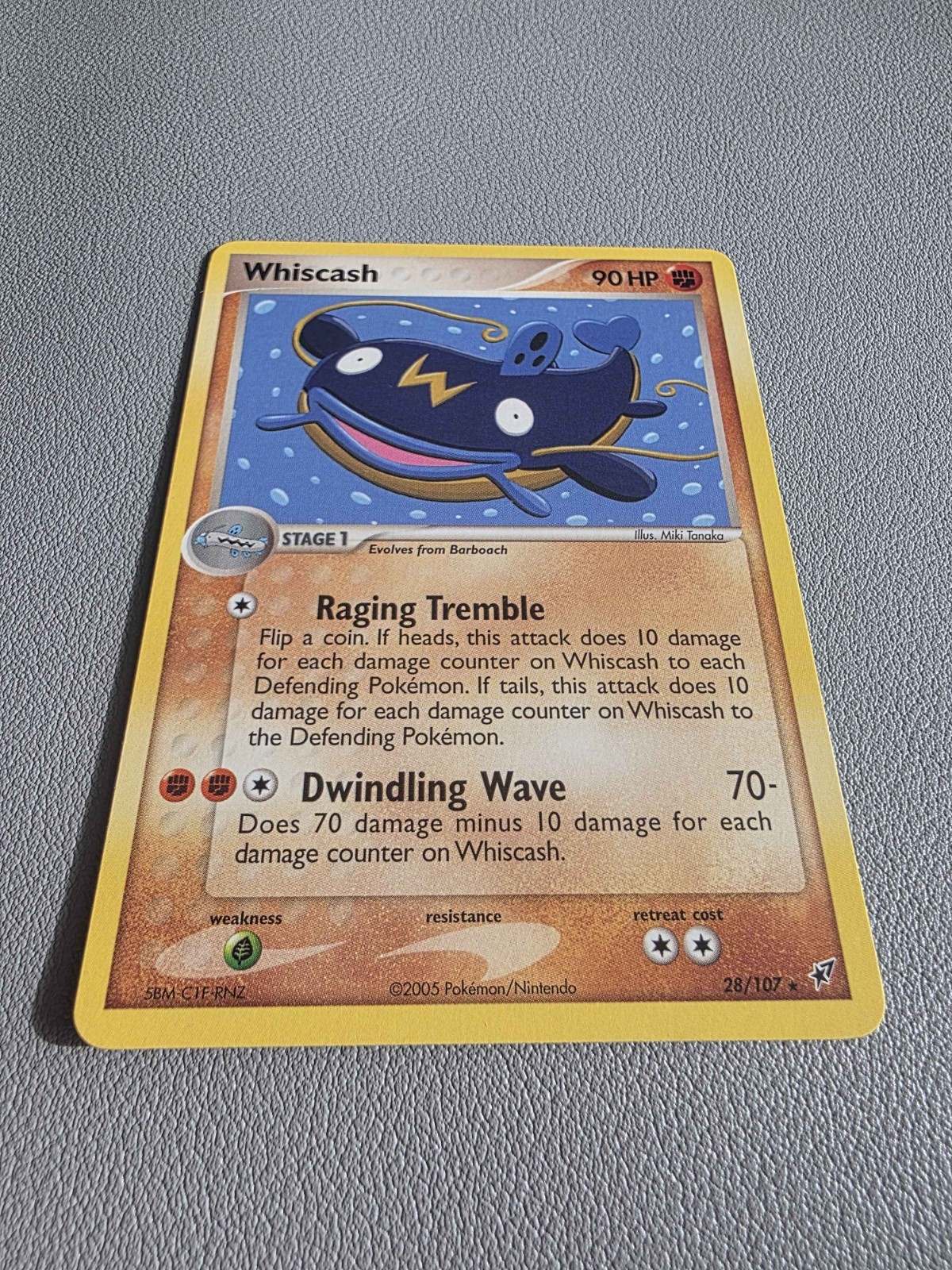 Whiscash 28/107 Deoxys Uncommon Regular Pokemon TCG