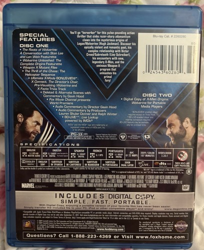 X-Men Origins: Wolverine (Blu-ray, 2009) - Picture 3 of 3