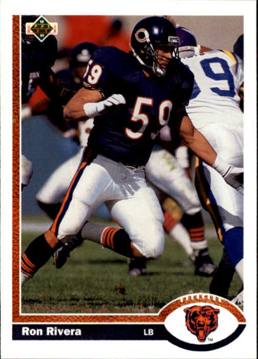 1991 Upper Deck #432 Ron Rivera - FB
