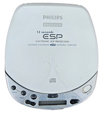 Philips Magnavox AZ7331/17 12 Sec ESP Portable CD Player DSP Tested