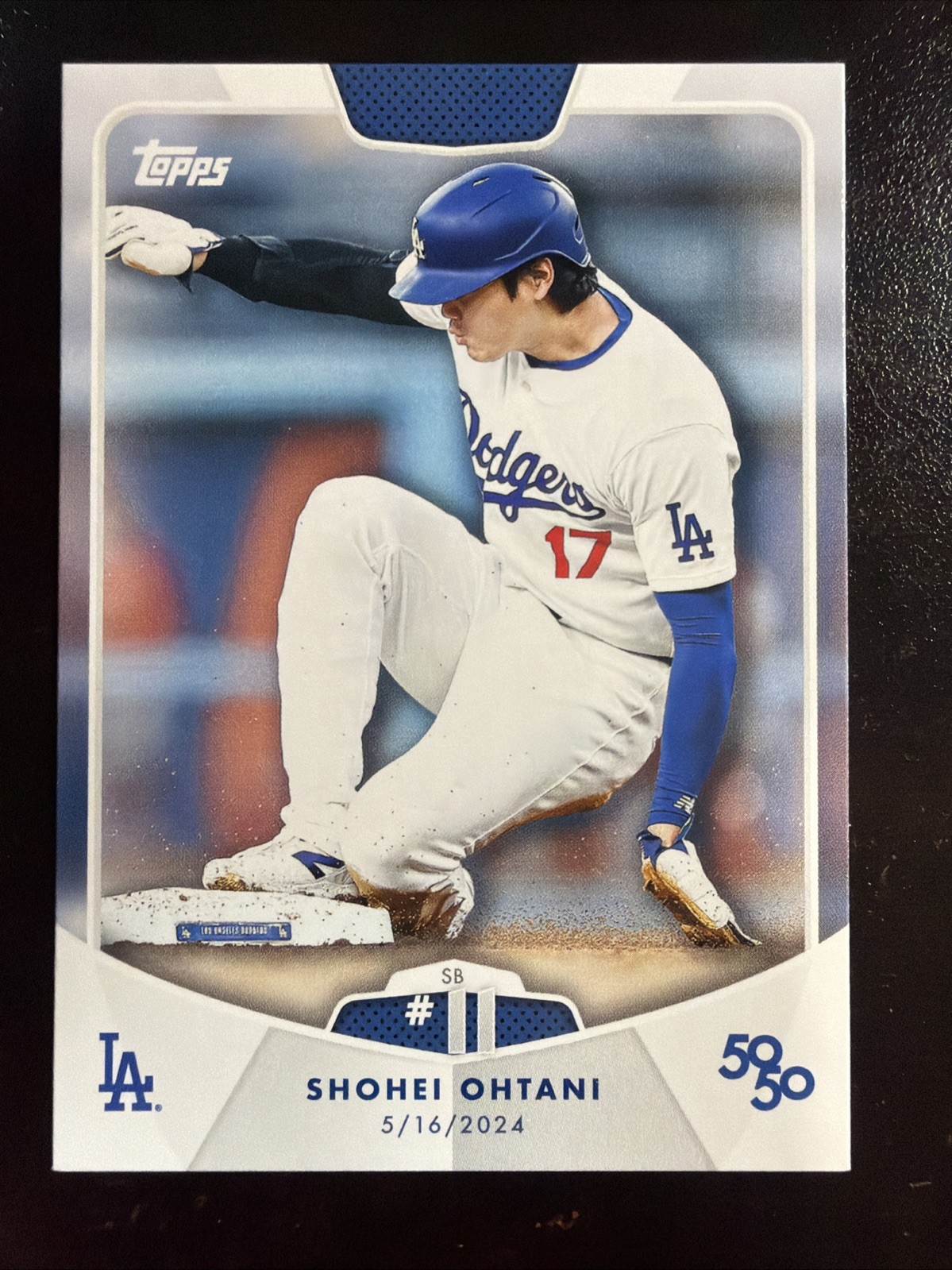 2024 Topps 50/50 Shohei Ohtani SB #11 Los Angeles Dodgers #23