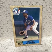 Topps 1987 Topps Willie Upshaw Toronto Blue Jays #245 Base Set MLB Card