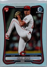 2026 Bowman Chrome Chase Burns RC Red Rookie Variation Refractor #3 Reds