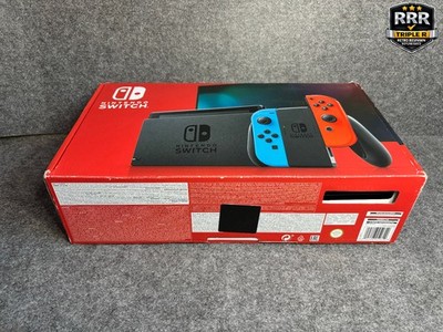 Nintendo Switch 1 V2 (HAC-001-01) 32GB (rot/blau) * REFURBISHED * IN OVP *
