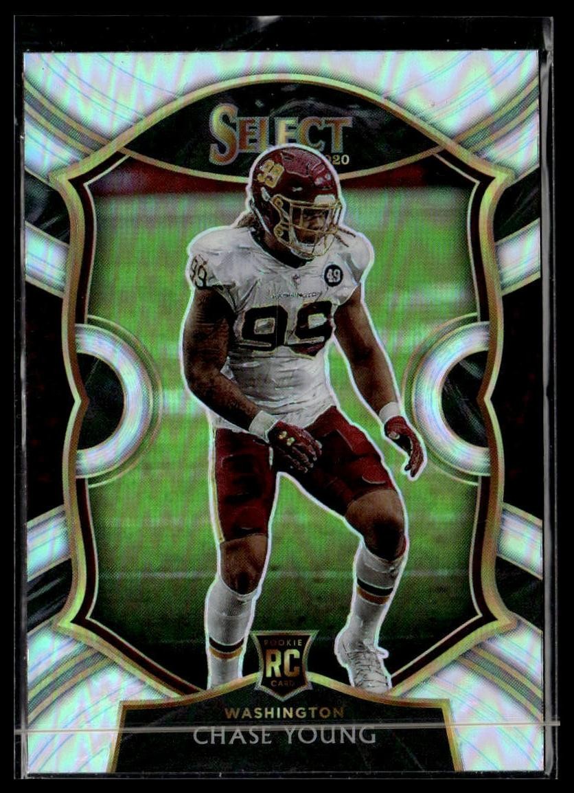 2020 Panini Select #64 Chase Young Silver Prizm