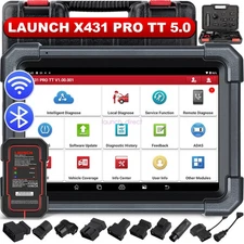 LAUNCH X431 PRO TT 5.0 Car OBD2 Scanner FULL System Diagnostic Tools ECU Coding