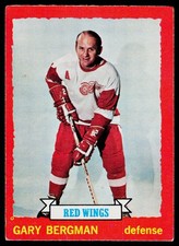 1973-74 Topps Gary Bergman #65 Detroit Red Wings HOCKEY