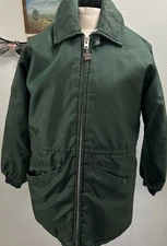 Vintage West Wind Sportswear Green Blanket Sherpa Lined Winter Jacket Coat Small