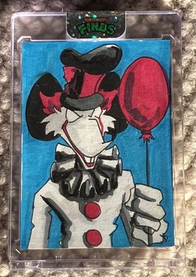 Smunchy Too Many Ninja Willies Pennywise SKETCH Card By John Spangler Creations