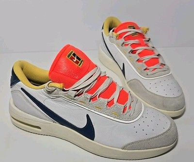 Nike Court Air Max Volley White Navy Volt Tennis Shoes Men s 7 Women s 8.5