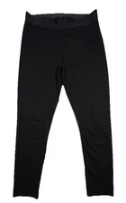 CARLISLE COLLECTION Womens 10 Black Front Seam Pull On Leggings Stretch Pants