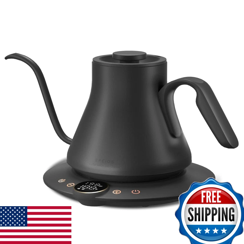 Intasting Electric Kettle Gooseneck Electric Kettle 1 Temperature Control